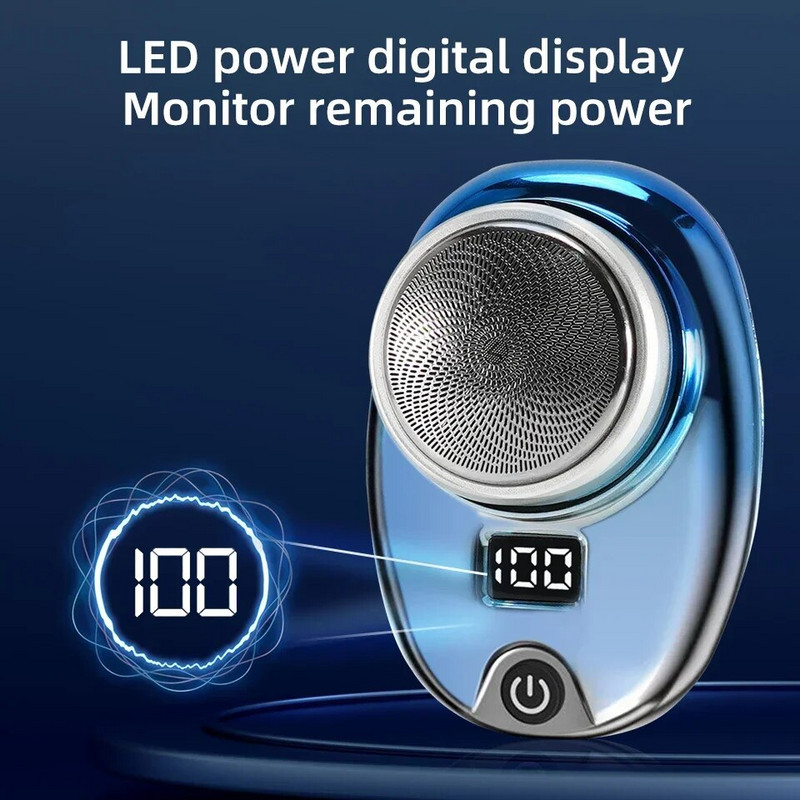 Ηλεκτρικό μαχαίρι γενειάδας ξυριστική μηχανή ξυριστική μηχανή κοπής μαλλιών Ανδρική κουρευτική ξυριστική μηχανή αδιάβροχη ανδρική ξυριστική μίνι φορητή περιποίηση μαλλιών