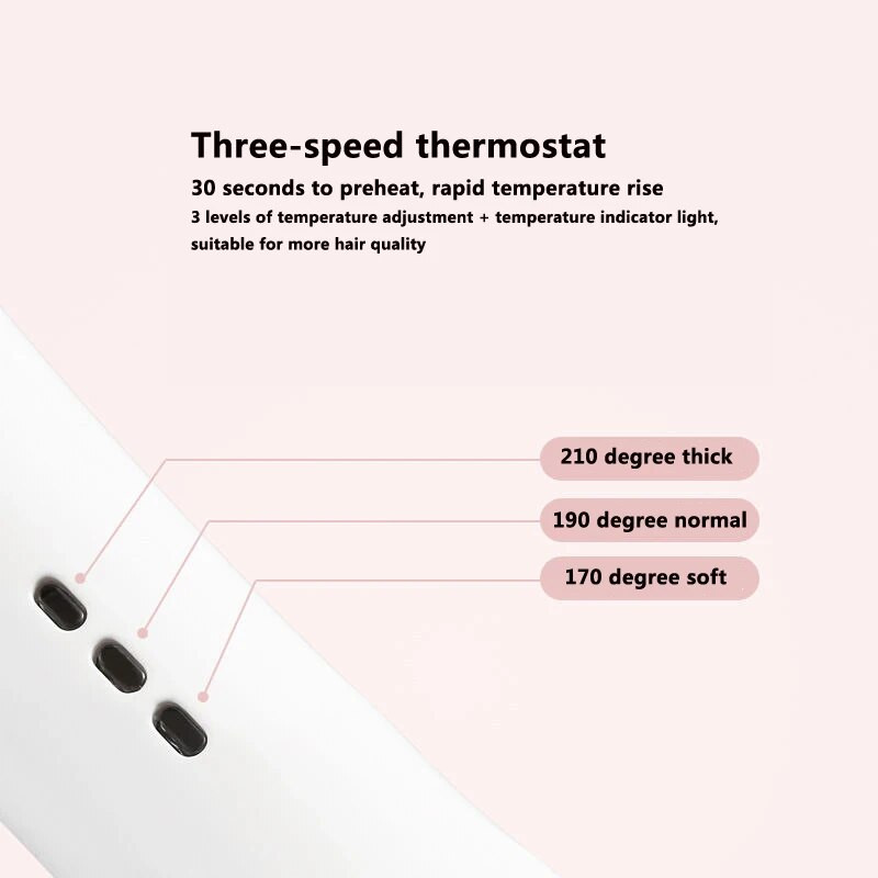 Automatski uvijač za kosu Štap Profesionalni rotirajući uvijač za kosu Keramički valjak Uvijač za kosu Negativni ioni Valjak za njegu kose Frizerski P