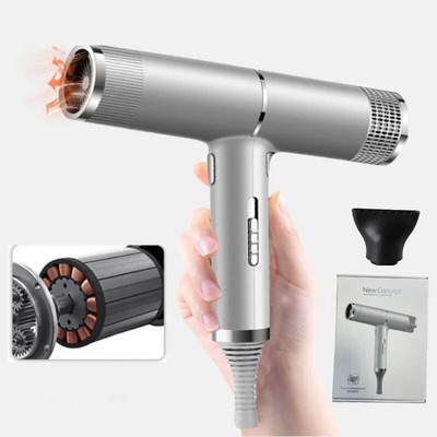 Professional Hair Dryer Hot Cold Wind Air Ionic Hair Brush Straightener Woman Hair Styling Heair Blower Electric Blow Drier