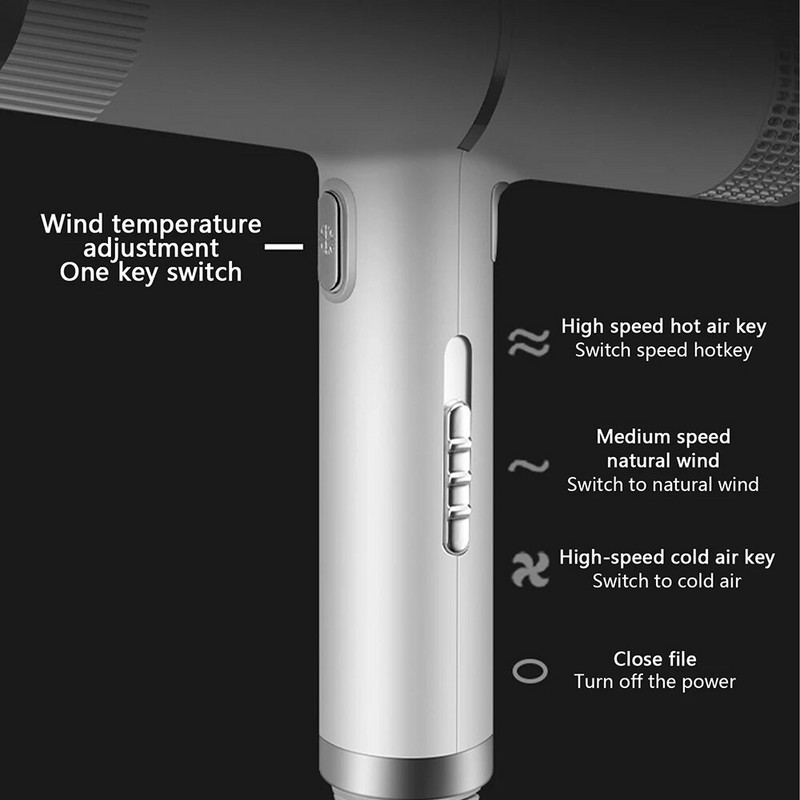 Profesionalno sušilo za kosu Vrući, hladni vjetar, zrak, ionska četka za kosu, pegla za kosu za oblikovanje kose, puhalo, električno sušilo za kosu