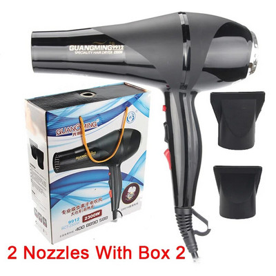 Big AC Motor Real 2300W Επαγγελματικός ισχυρός πιστολάκι μαλλιών Γρήγορη θέρμανση σε ζεστό και κρύο πιστολάκι αέρα για χρήση στο κομμωτήριο