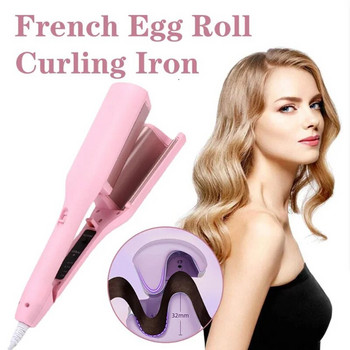 Професионална 32 мм маша за коса Deep Waver Маши за коса Wand Egg Roll Инструменти за оформяне Бързо нагряване