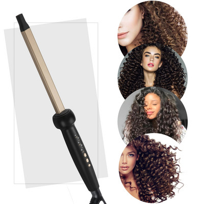 16mmx10mm Super Slim MCH Tight Curls Wand Ringlet Afro Copstick Curls
