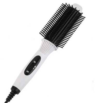 Nova pegla za kosu Vrući češalj Keramički uvijač za kosu protiv opekotina Više brzina Električni češalj za ravnanje Uvijač za kosu Četka za kosu