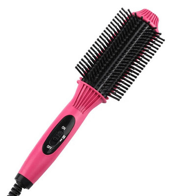 Nova pegla za kosu Vrući češalj Keramički uvijač za kosu protiv opekotina Više brzina Električni češalj za ravnanje Uvijač za kosu Četka za kosu