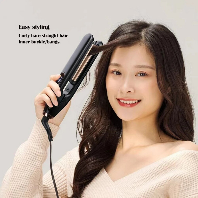 2 u 1 pegla za kosu i uvijač keramičke pegle za kosu ravnanje kose figare valovita kosa