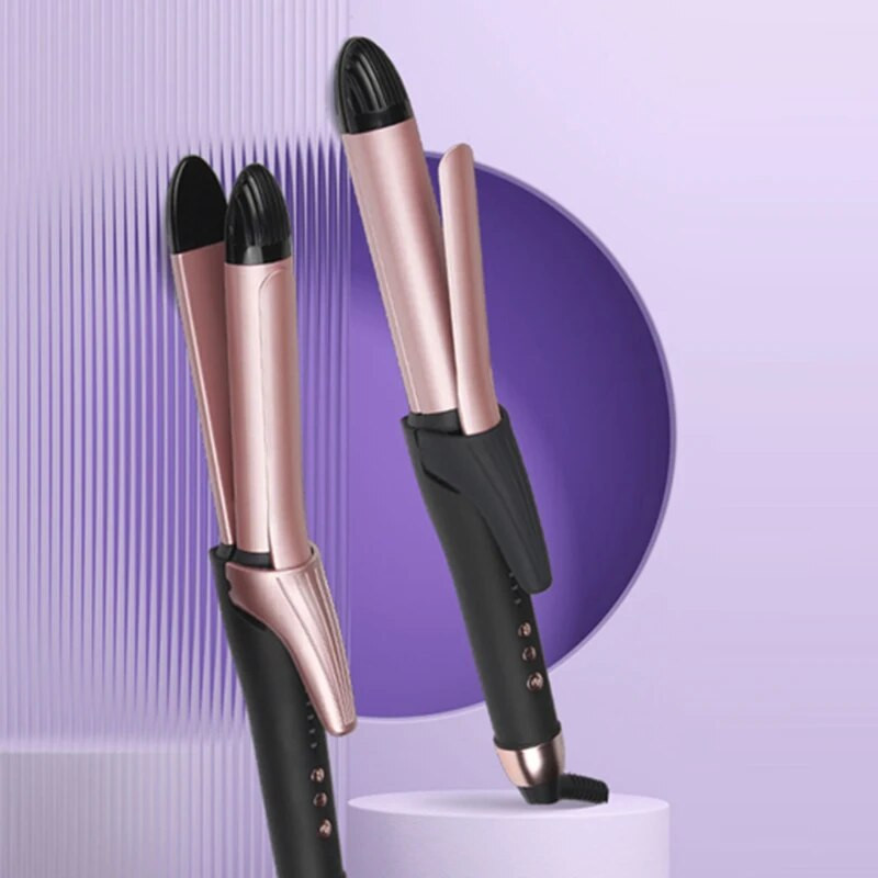 Uvijač za kosu Beach Waver Uvijač za kosu 2 u 1 keramičko glačalo za ravnanje kose