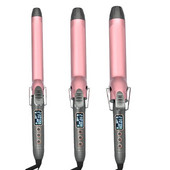 LCD Hőmérséklet állítás Kerámia Hajcsavaró Professzionális Hajsütővasok Pálca hullámos görgős Beauty Styling Eszközök