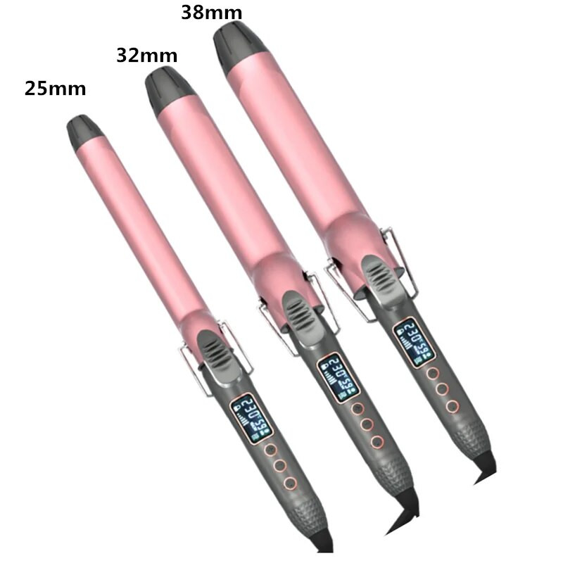 LCD prilagodba temperature, keramički uvijač za kosu, profesionalni uvijači za kosu, štapići, valjci, alati za oblikovanje ljepote