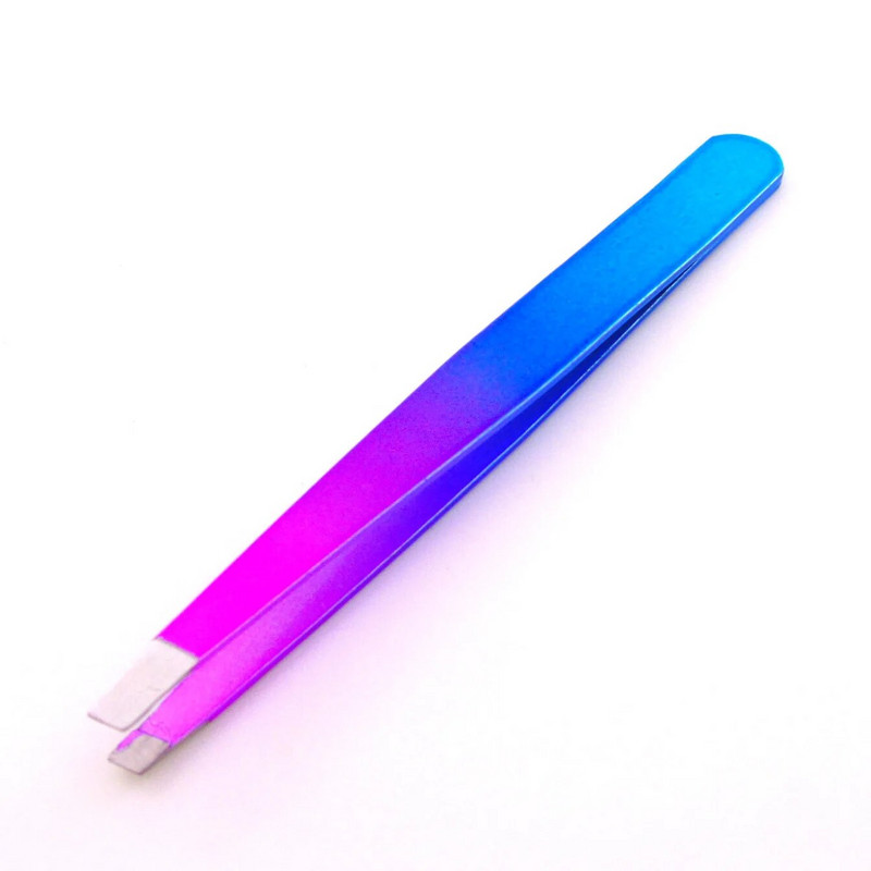 Nerūdijančio plieno rožinio aukso antakių pincetas makiažo įrankis žnyplės, skirtos veido plaukų šalinimui, grožio makiažui