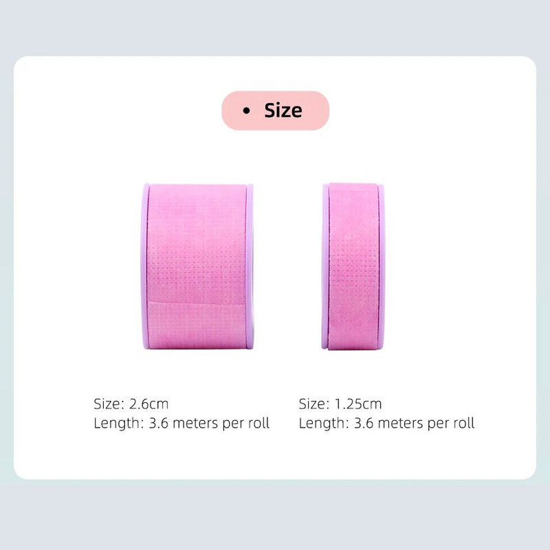 Silikonska gel traka za ekstenzije trepavica, osjetljiva koža, višenamjenska netkana, prozračna, flasteri za podočnjake Dobavljač alata za šminkanje