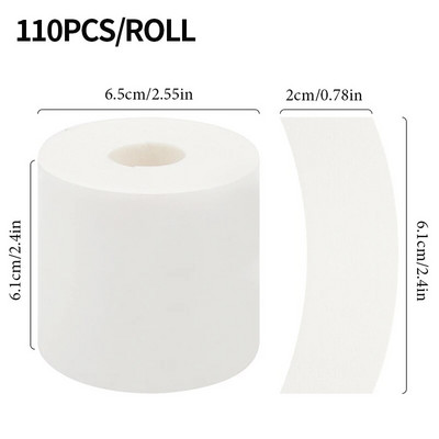 110 vnt / ritinys Micro Foam Paakių Pagalvėlės Juostelės Blakstienų priauginimas Makiažo priedai Reikmenys Blakstienų pakėlimo mikro putos po blakstienų juostos pagalvėlėmis