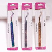 Izvrsna pinceta za trepavice Supertvrda pinceta od nehrđajućeg čelika Precizna antistatička pinceta Alat za šminkanje za produljenje trepavica