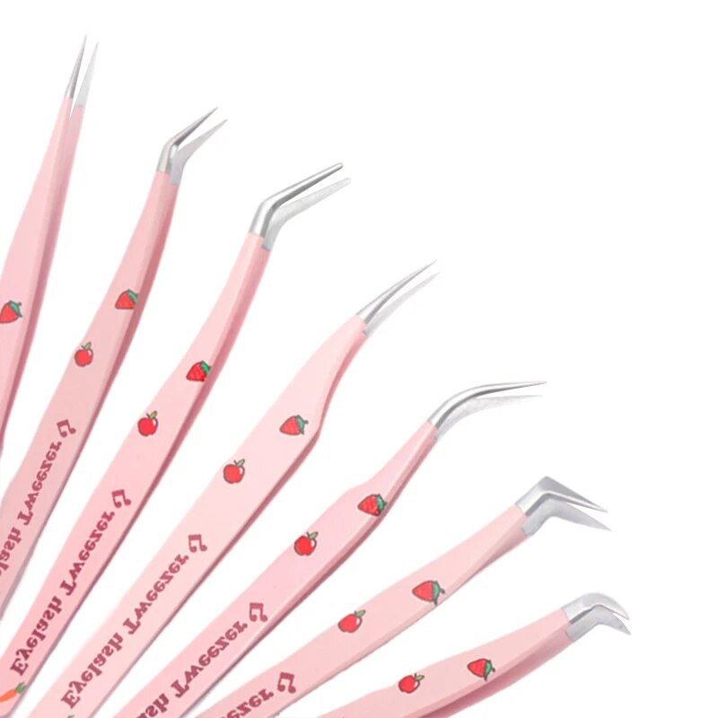 Izvrsna pinceta za trepavice Supertvrda pinceta od nehrđajućeg čelika Precizna antistatička pinceta Alat za šminkanje za produljenje trepavica