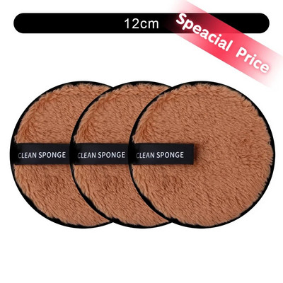 Jastučići za višekratnu upotrebu od 3 komada Pamučne maramice Spužvica za čišćenje lica Kozmetika Ručnik od mikrovlakana koji se može prati Šminka Alati za njegu kože