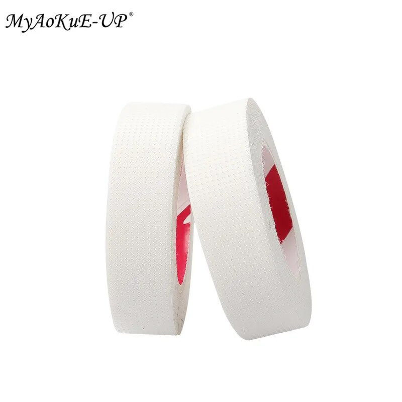 10 vnt Eyelash Paper Patches Japoniška izoliacinė juosta blakstienų priauginimui Perforuota kvėpuojanti Neaustinė juosta Makiažo priemonė