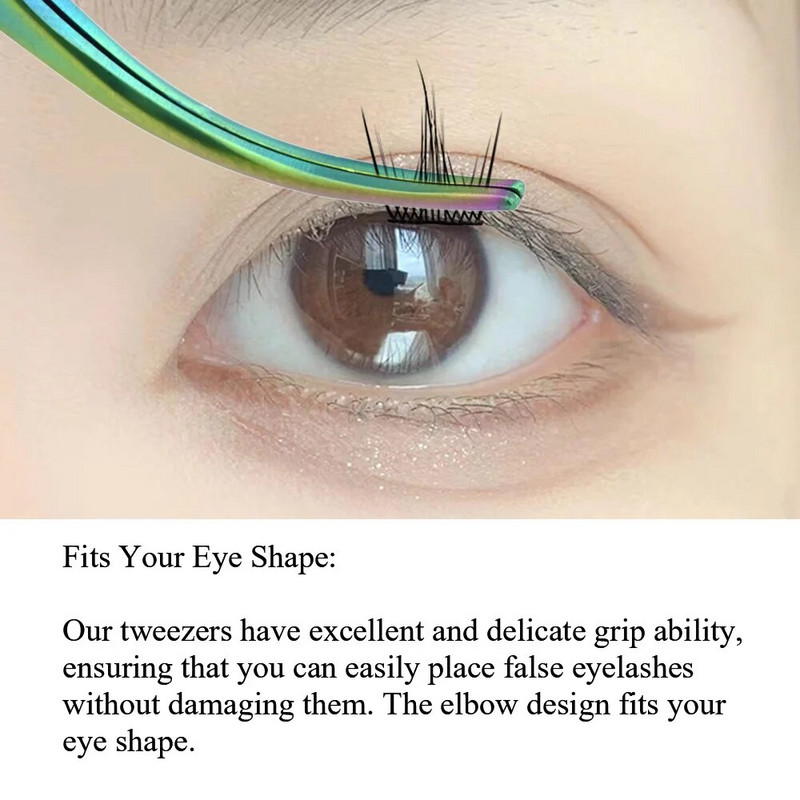 NAGARAKU Lash Cluster Pinceta DIY Lashes Pink Pinceta Volume Ekstenzije umjetnih trepavica Aplikator za trepavice Alati za šminkanje