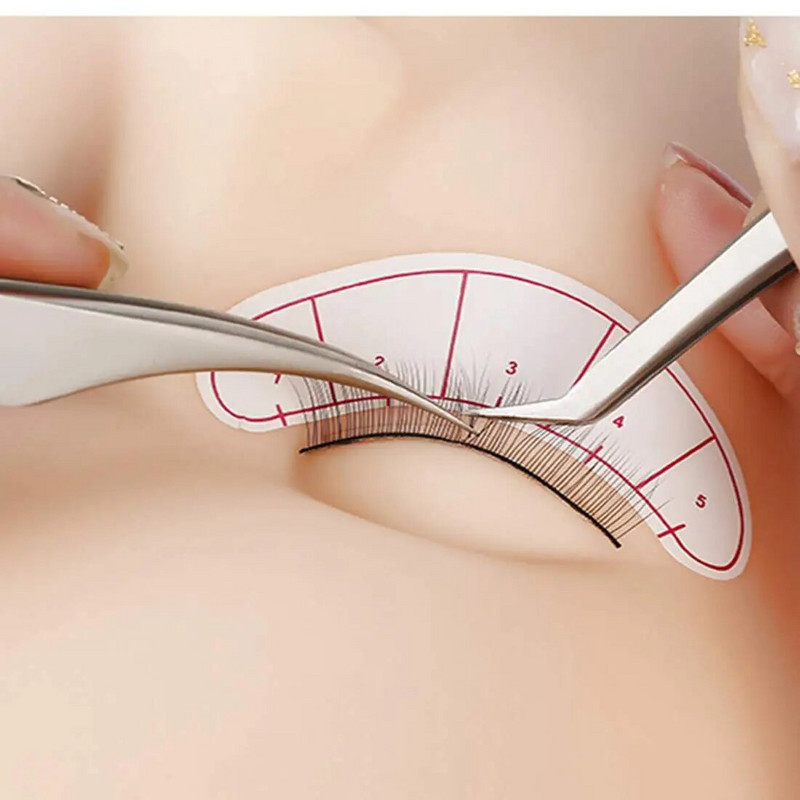 70 pari naljepnica za mapiranje trepavica Savjeti za pozicioniranje ispod očiju Naljepnica za vježbu nadogradnje trepavica Jastučići za oči Papirnati flasteri