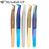 Pinceta za nadogradnju trepavica Spojnica za obrve Visokoprecizna pinceta za uklanjanje dlačica od nehrđajućeg čelika Pribor za nadogradnju trepavica Alat za šminkanje