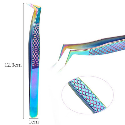 Pinceta za nadogradnju trepavica Spojnica za obrve Visokoprecizna pinceta za uklanjanje dlačica od nehrđajućeg čelika Pribor za nadogradnju trepavica Alat za šminkanje