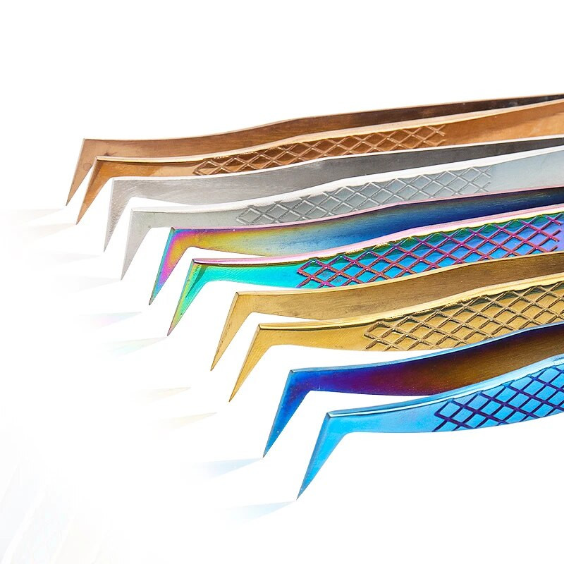 Pinceta za nadogradnju trepavica Spojnica za obrve Visokoprecizna pinceta za uklanjanje dlačica od nehrđajućeg čelika Pribor za nadogradnju trepavica Alat za šminkanje