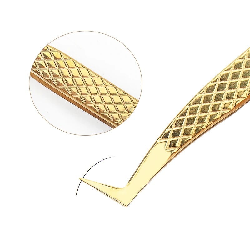 Pinceta za nadogradnju trepavica Spojnica za obrve Visokoprecizna pinceta za uklanjanje dlačica od nehrđajućeg čelika Pribor za nadogradnju trepavica Alat za šminkanje