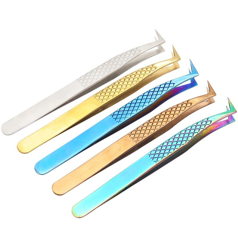 Pinceta za nadogradnju trepavica Spojnica za obrve Visokoprecizna pinceta za uklanjanje dlačica od nehrđajućeg čelika Pribor za nadogradnju trepavica Alat za šminkanje