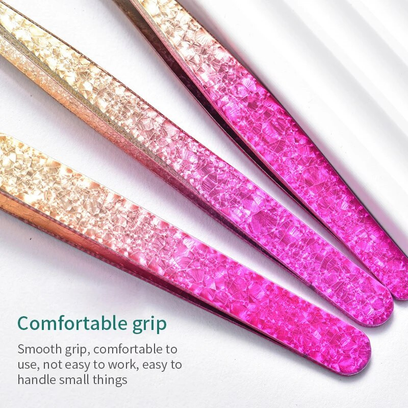 1 kom pinceta za trepavice Ice Flower Antistatički 3D Precizno presađivanje obrva Pribor za umjetne trepavice Pinceta za šminkanje