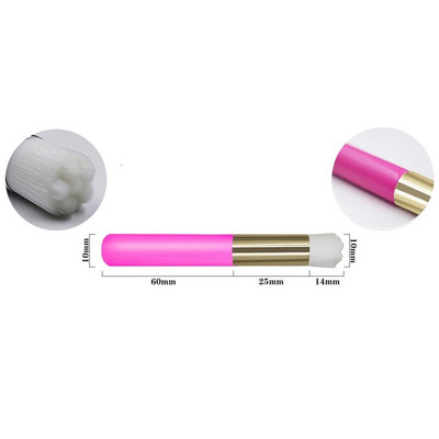 Professional Eyelash Extension Shampoo Brush Cleaning Pink Shining Eye Lash Lift Foam Cleaner Brushes Nose Face Clean Tools