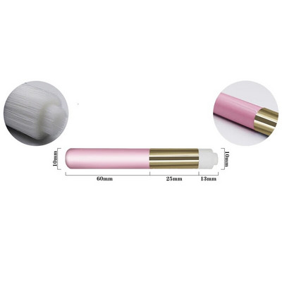 Professional Eyelash Extension Shampoo Brush Cleaning Pink Shining Eye Lash Lift Foam Cleaner Brushes Nose Face Clean Tools