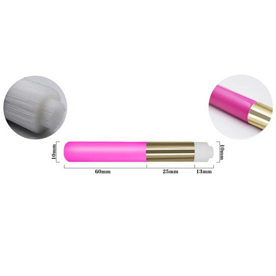 Professional Eyelash Extension Shampoo Brush Cleaning Pink Shining Eye Lash Lift Foam Cleaner Brushes Nose Face Clean Tools