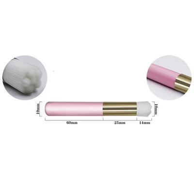 Professional Eyelash Extension Shampoo Brush Cleaning Pink Shining Eye Lash Lift Foam Cleaner Brushes Nose Face Clean Tools