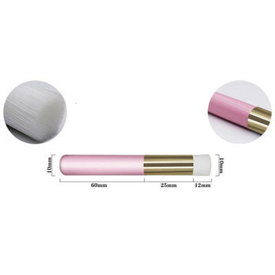 Professional Eyelash Extension Shampoo Brush Cleaning Pink Shining Eye Lash Lift Foam Cleaner Brushes Nose Face Clean Tools