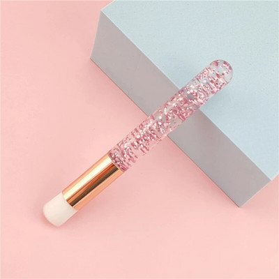 Professional Eyelash Extension Shampoo Brush Cleaning Pink Shining Eye Lash Lift Foam Cleaner Brushes Nose Face Clean Tools