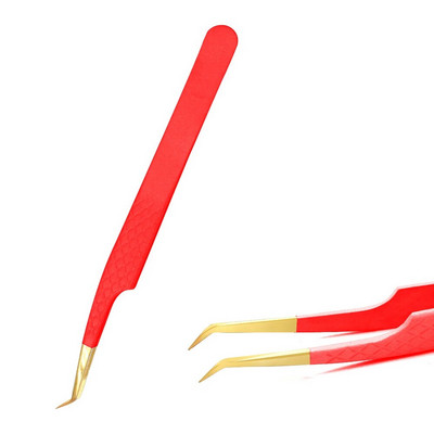 1 kom pinceta za trepavice od nehrđajućeg čelika, antistatička, nemagnetska, profesionalna pinceta, 3D pinceta za nadogradnju trepavica, alati za šminkanje