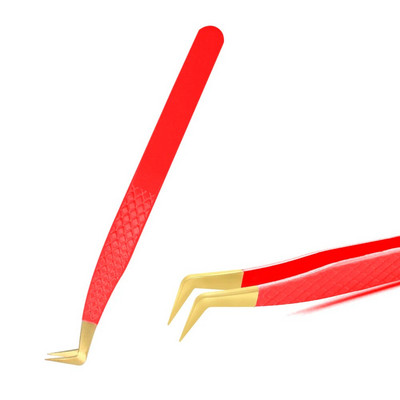 1 kom pinceta za trepavice od nehrđajućeg čelika, antistatička, nemagnetska, profesionalna pinceta, 3D pinceta za nadogradnju trepavica, alati za šminkanje