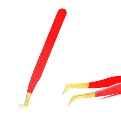 1 kom pinceta za trepavice od nehrđajućeg čelika, antistatička, nemagnetska, profesionalna pinceta, 3D pinceta za nadogradnju trepavica, alati za šminkanje