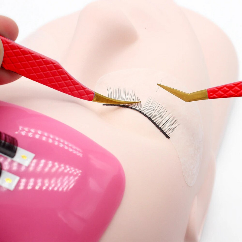 1 kom pinceta za trepavice od nehrđajućeg čelika, antistatička, nemagnetska, profesionalna pinceta, 3D pinceta za nadogradnju trepavica, alati za šminkanje