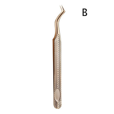 Šminka Profesionalna pinceta za trepavice 3D volumen pinceta za proširenje trepavica Lepezasta pinceta za trepavice Pinceta za obrve Izvrsno zatvaranje