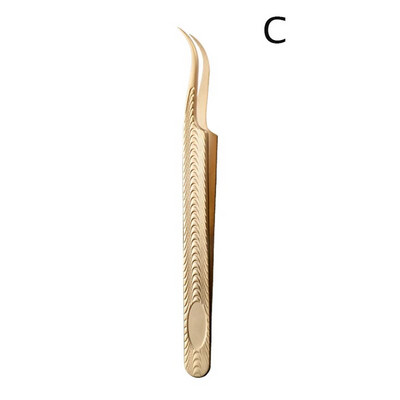 Šminka Profesionalna pinceta za trepavice 3D volumen pinceta za proširenje trepavica Lepezasta pinceta za trepavice Pinceta za obrve Izvrsno zatvaranje