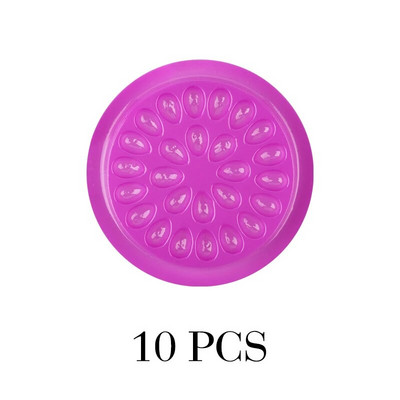 Veleprodaja novih ljepila za umjetne trepavice Plastični držač za ljepilo za trepavice Ladica za nadogradnju trepavica Jastučići za palete Alat za nadogradnju trepavica