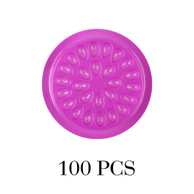 Veleprodaja novih ljepila za umjetne trepavice Plastični držač za ljepilo za trepavice Ladica za nadogradnju trepavica Jastučići za palete Alat za nadogradnju trepavica