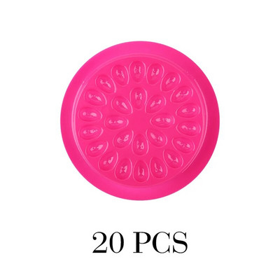 Veleprodaja novih ljepila za umjetne trepavice Plastični držač za ljepilo za trepavice Ladica za nadogradnju trepavica Jastučići za palete Alat za nadogradnju trepavica