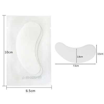 50 porų blakstienų priauginimas Hidrogelio pagalvėlės gelio pleistras Dirbtinių blakstienų priauginimas Akių pagalvėlės po akimis Lipdukai Patarimai Moterų makiažo priemonės