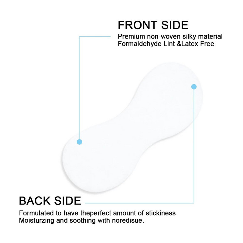 50 pari novih flastera za trepavice u obliku tikvice Jastučići za oči s hidrogelnim gelom Savjeti za nadogradnju trepavica Naljepnice za podočnjake Jastučići za šminkanje