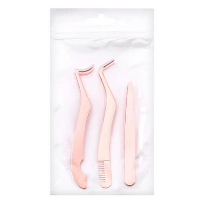 1 kom. Pinceta za češalj za trepavice Nehrđajući čelik, antistatički, nemagnetski, profesionalne pincete za nadogradnju trepavica Alat za šminkanje