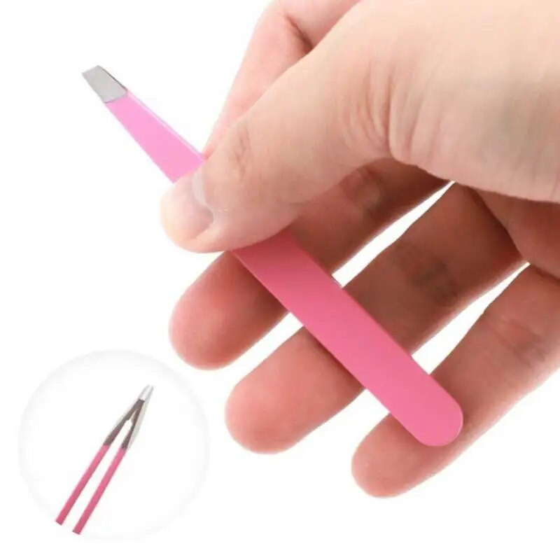 1 kom. Pinceta za češalj za trepavice Nehrđajući čelik, antistatički, nemagnetski, profesionalne pincete za nadogradnju trepavica Alat za šminkanje