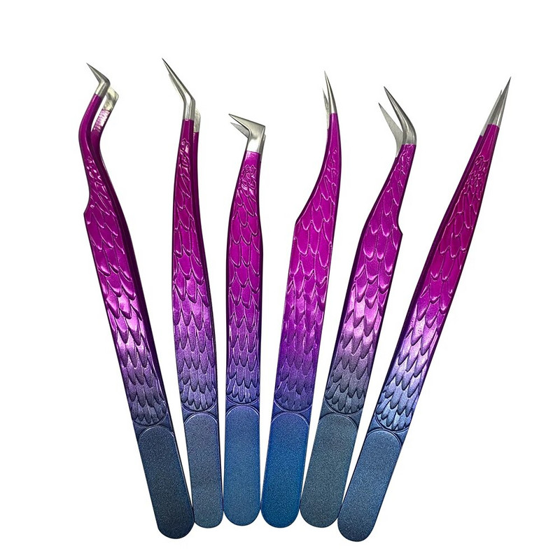 1kom pinceta za trepavice Antistatičke visokoprecizne pincete Profesionalna šminka za ekstenzije trepavica