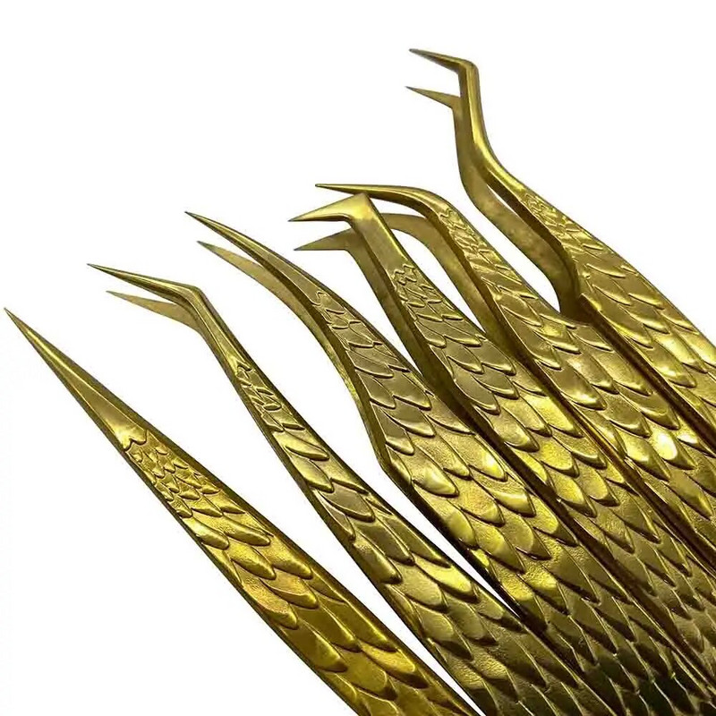 1kom pinceta za trepavice Antistatičke visokoprecizne pincete Profesionalna šminka za ekstenzije trepavica