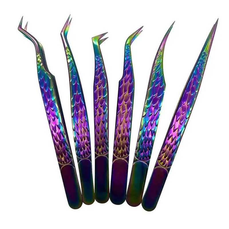 1kom pinceta za trepavice Antistatičke visokoprecizne pincete Profesionalna šminka za ekstenzije trepavica